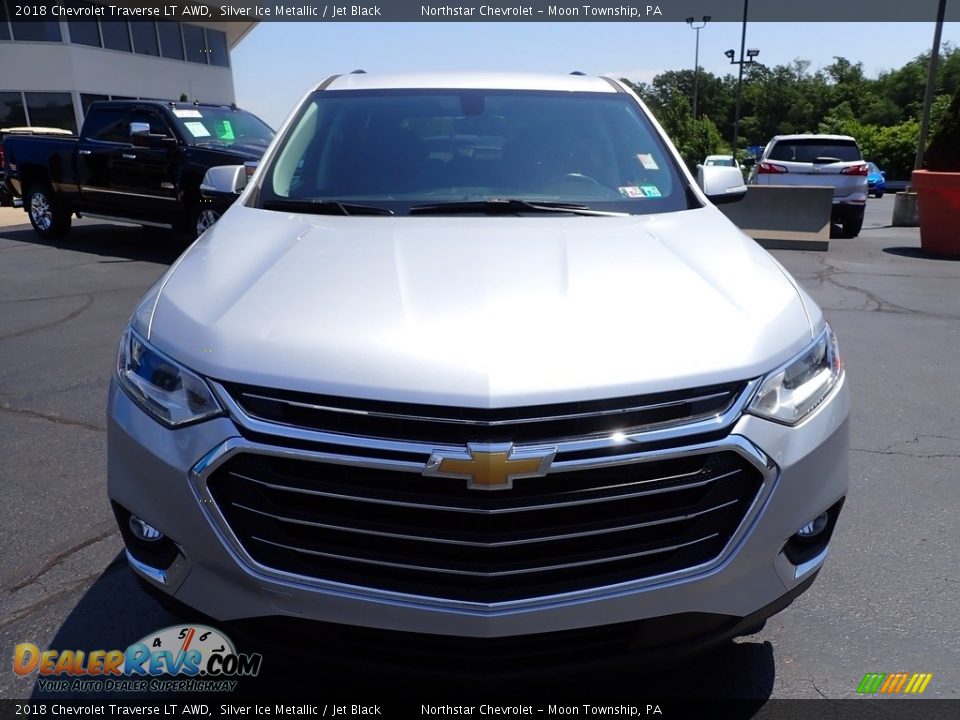 2018 Chevrolet Traverse LT AWD Silver Ice Metallic / Jet Black Photo #13