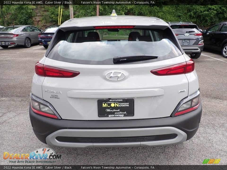 2022 Hyundai Kona SE AWD Cyber Silver / Black Photo #8