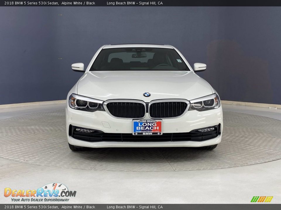 2018 BMW 5 Series 530i Sedan Alpine White / Black Photo #2