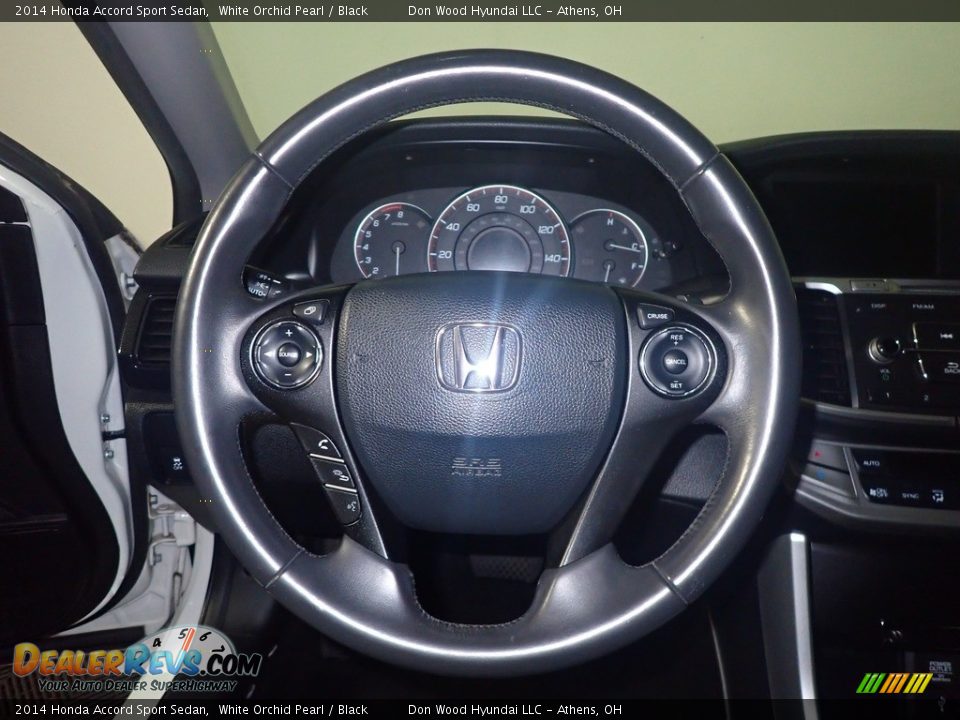 2014 Honda Accord Sport Sedan White Orchid Pearl / Black Photo #27