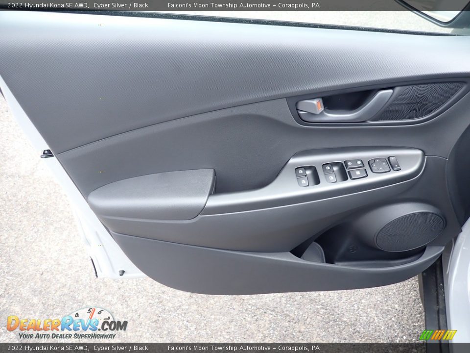 2022 Hyundai Kona SE AWD Cyber Silver / Black Photo #14