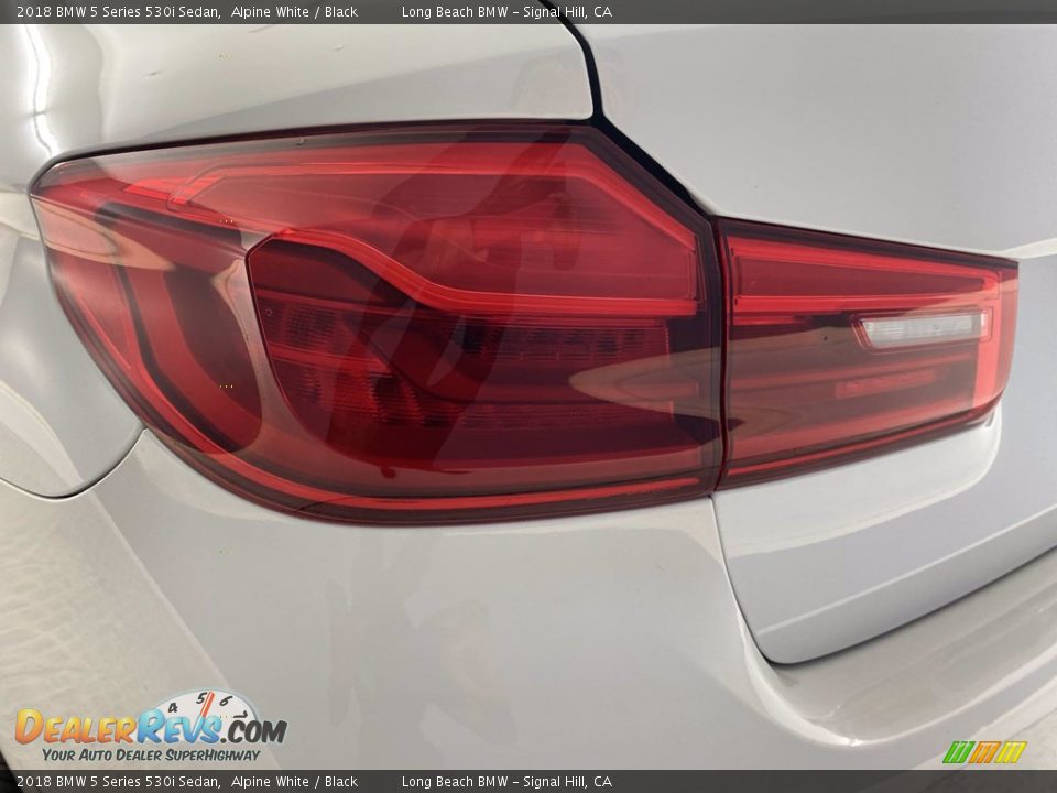 2018 BMW 5 Series 530i Sedan Alpine White / Black Photo #9