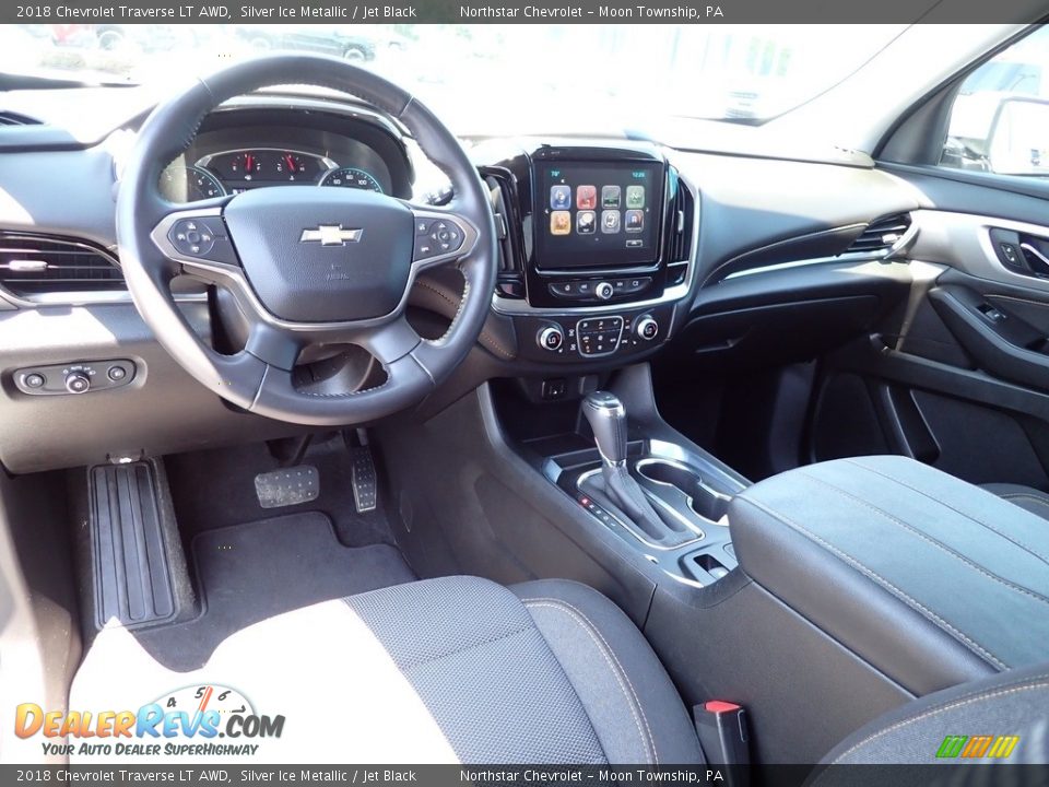2018 Chevrolet Traverse LT AWD Silver Ice Metallic / Jet Black Photo #22