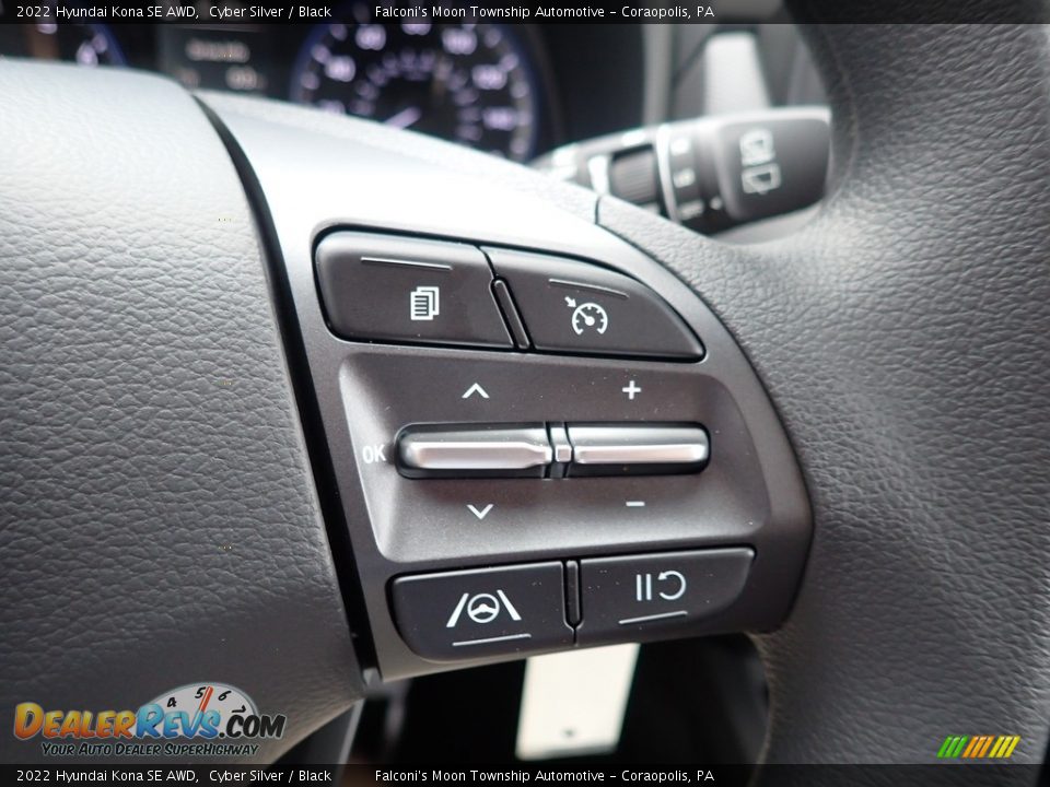 2022 Hyundai Kona SE AWD Cyber Silver / Black Photo #19