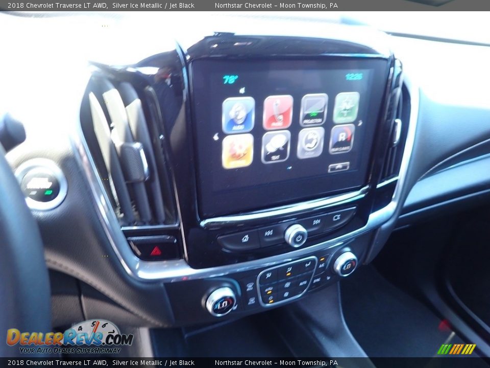 2018 Chevrolet Traverse LT AWD Silver Ice Metallic / Jet Black Photo #27