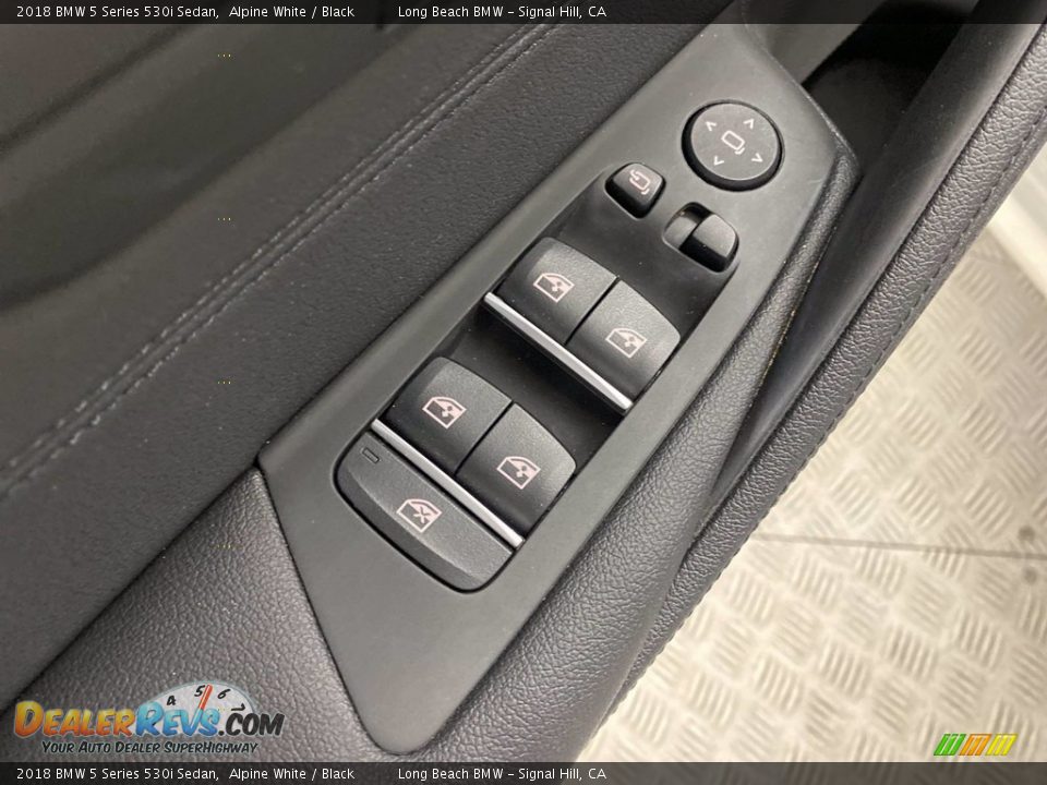 2018 BMW 5 Series 530i Sedan Alpine White / Black Photo #14