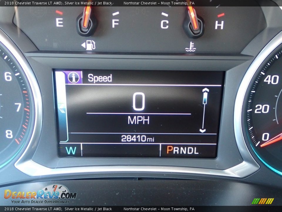 2018 Chevrolet Traverse LT AWD Silver Ice Metallic / Jet Black Photo #29