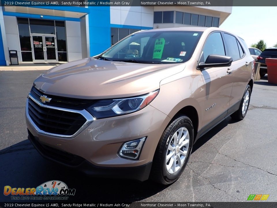 2019 Chevrolet Equinox LS AWD Sandy Ridge Metallic / Medium Ash Gray Photo #2