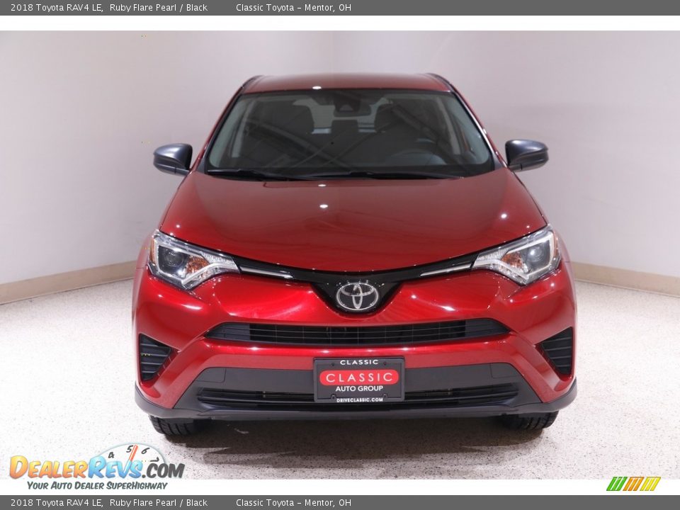 2018 Toyota RAV4 LE Ruby Flare Pearl / Black Photo #2
