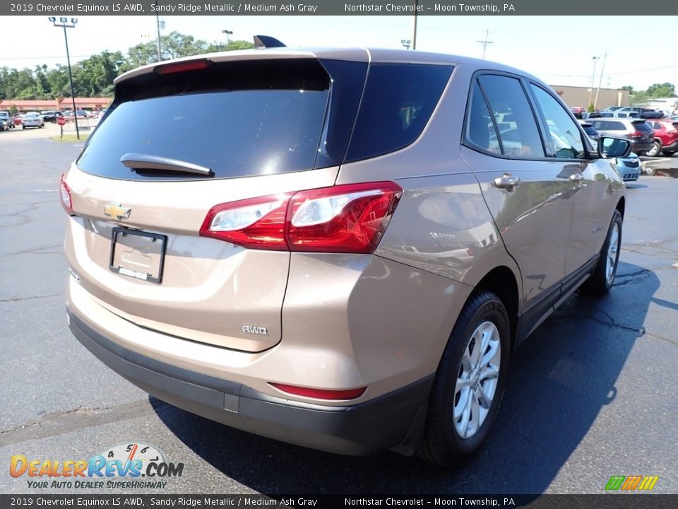 2019 Chevrolet Equinox LS AWD Sandy Ridge Metallic / Medium Ash Gray Photo #8