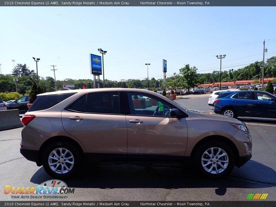 2019 Chevrolet Equinox LS AWD Sandy Ridge Metallic / Medium Ash Gray Photo #10