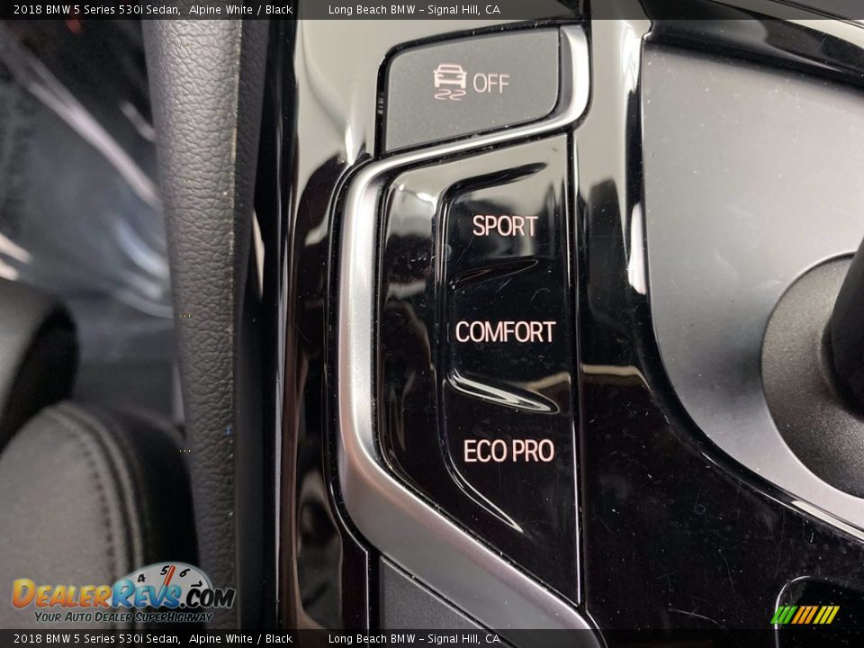 2018 BMW 5 Series 530i Sedan Alpine White / Black Photo #28