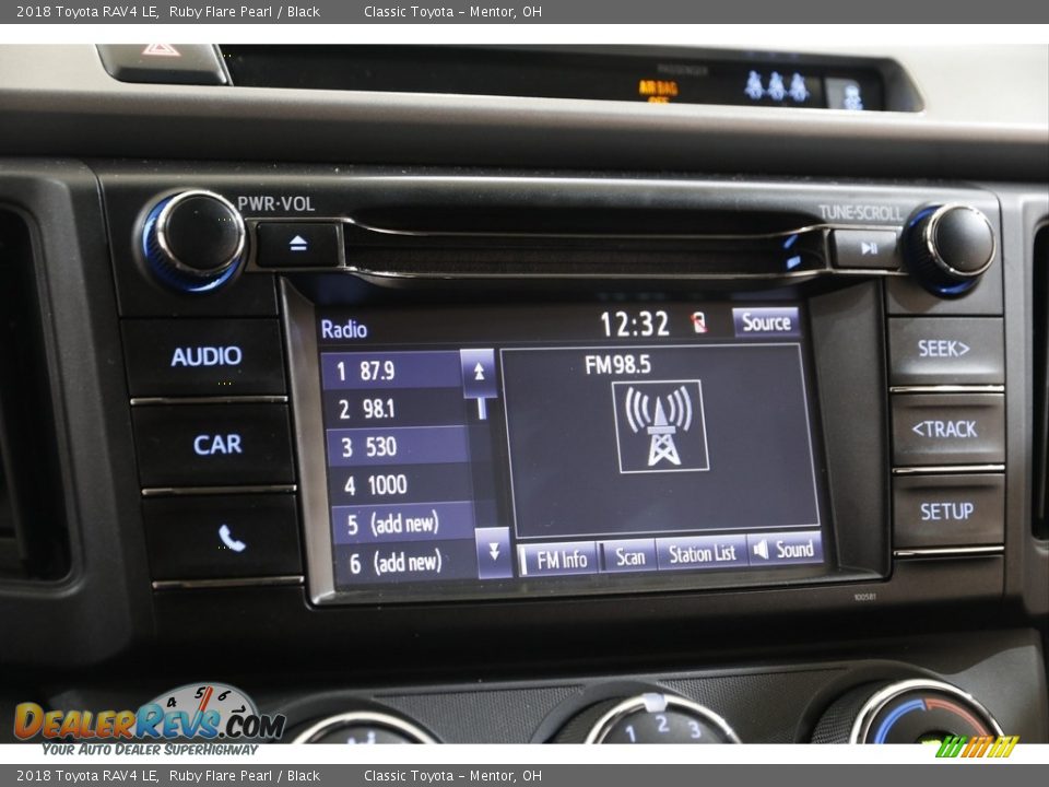 2018 Toyota RAV4 LE Ruby Flare Pearl / Black Photo #10