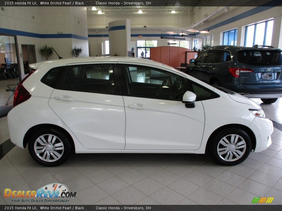 2015 Honda Fit LX White Orchid Pearl / Black Photo #4