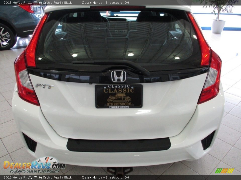 2015 Honda Fit LX White Orchid Pearl / Black Photo #7