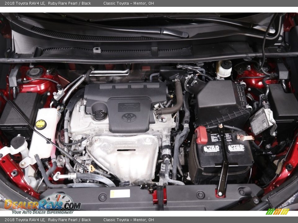 2018 Toyota RAV4 LE Ruby Flare Pearl / Black Photo #17