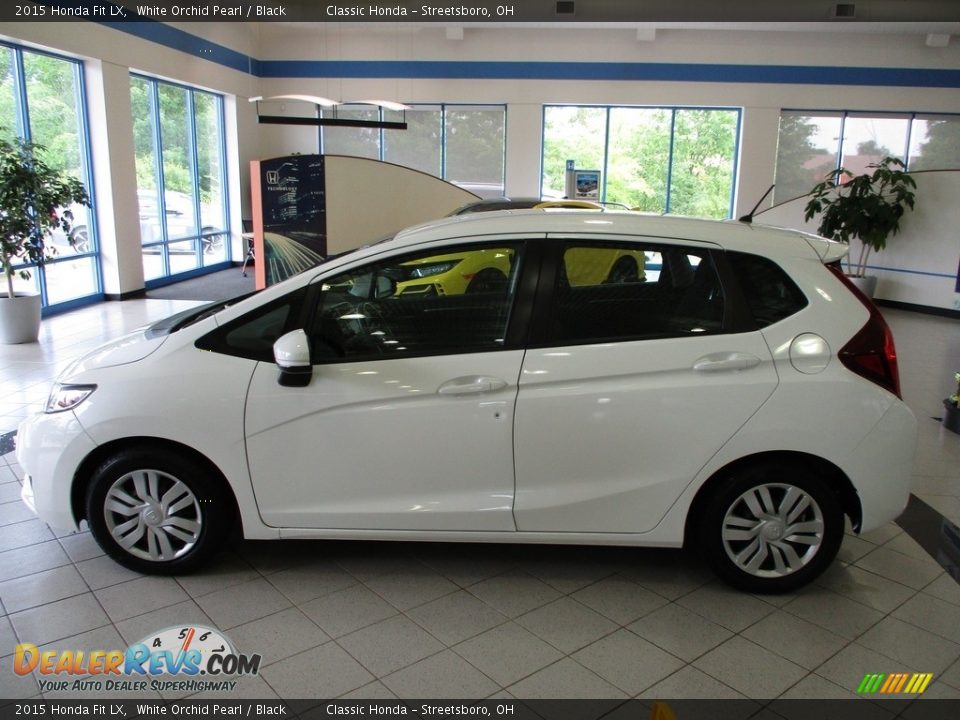 2015 Honda Fit LX White Orchid Pearl / Black Photo #8