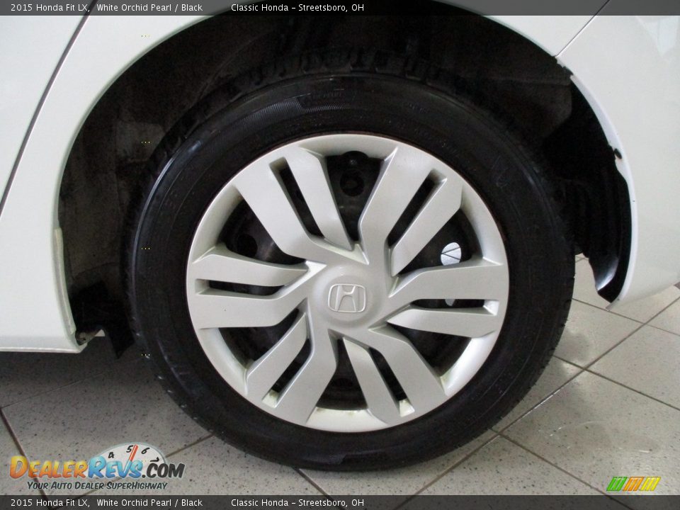 2015 Honda Fit LX White Orchid Pearl / Black Photo #9