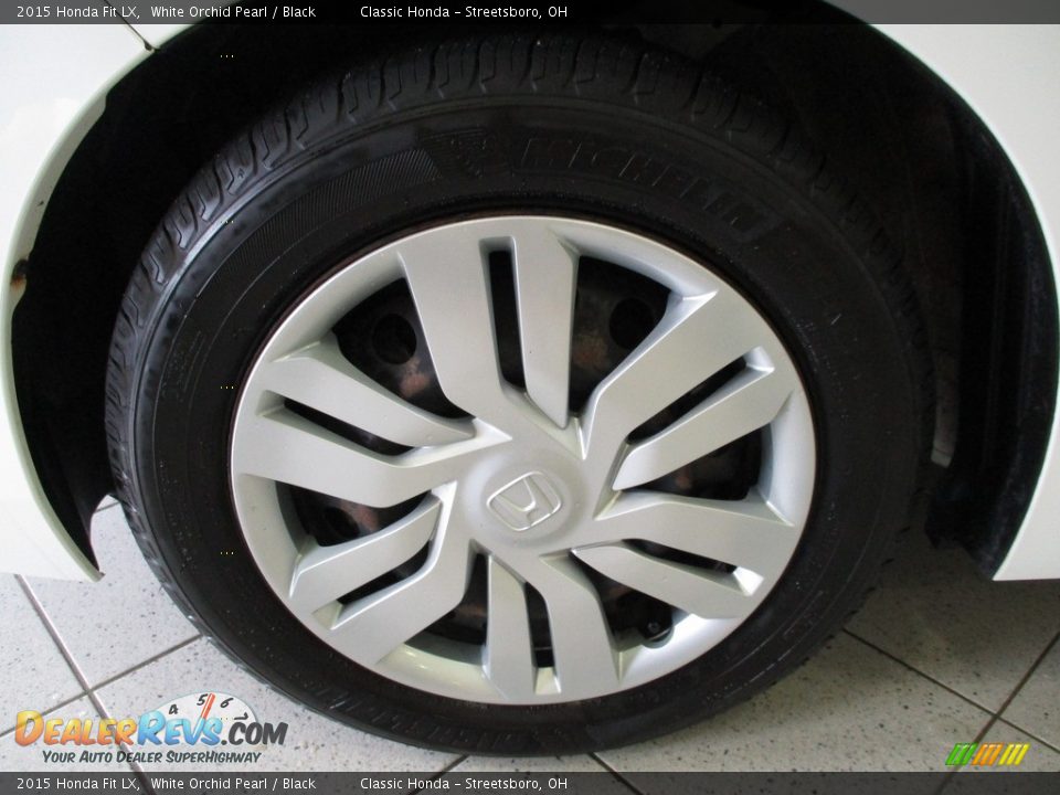 2015 Honda Fit LX White Orchid Pearl / Black Photo #10
