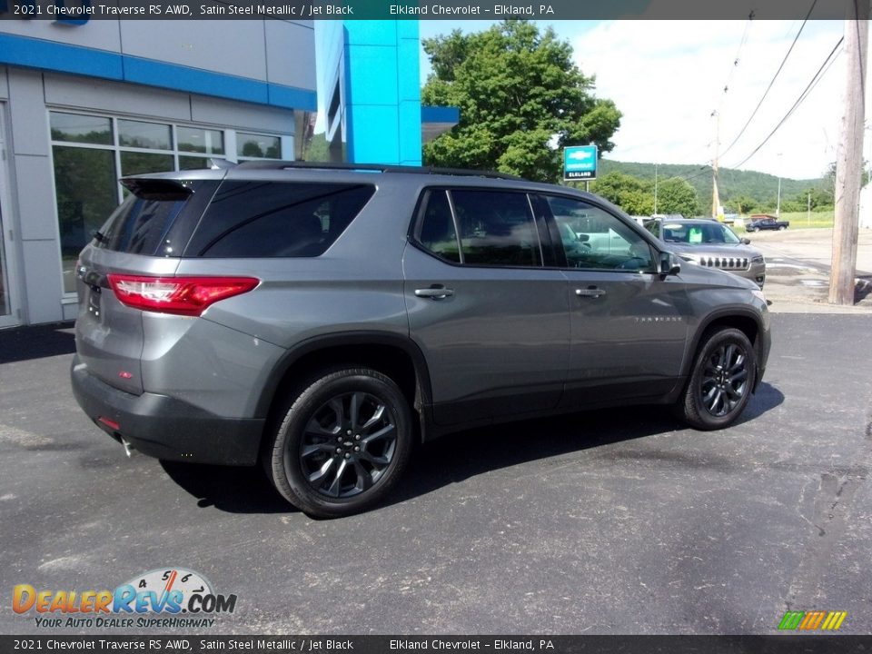 2021 Chevrolet Traverse RS AWD Satin Steel Metallic / Jet Black Photo #2