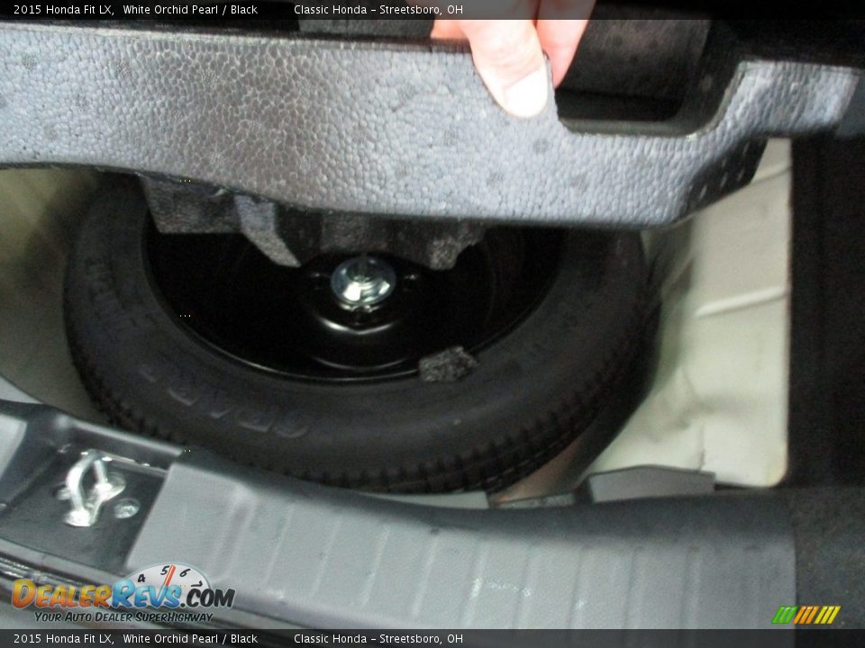 2015 Honda Fit LX White Orchid Pearl / Black Photo #12