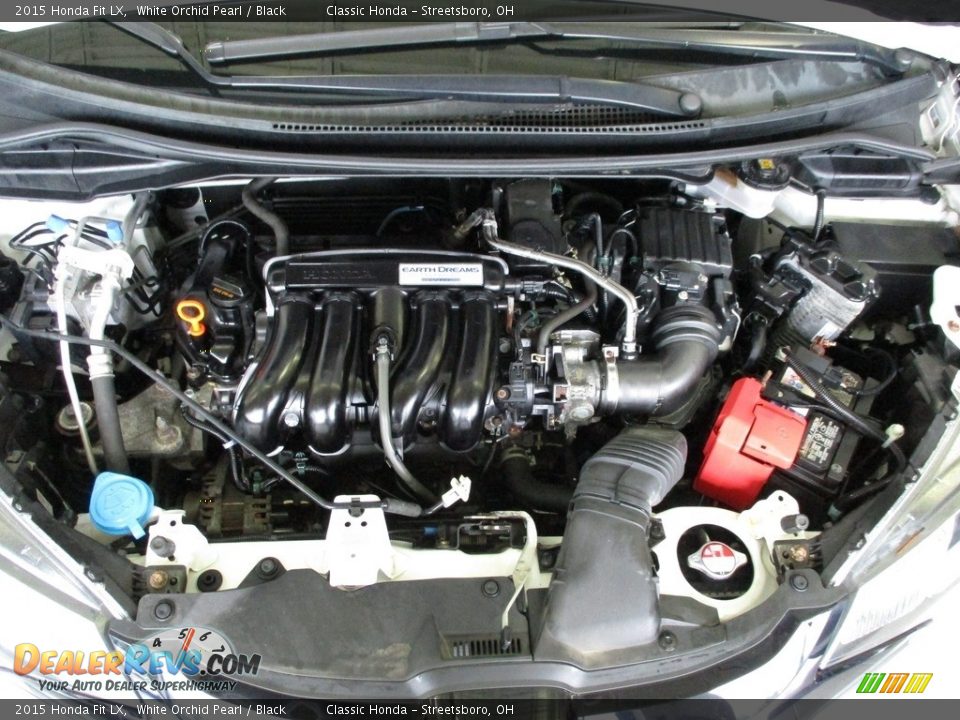 2015 Honda Fit LX White Orchid Pearl / Black Photo #13