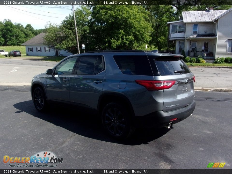 2021 Chevrolet Traverse RS AWD Satin Steel Metallic / Jet Black Photo #4