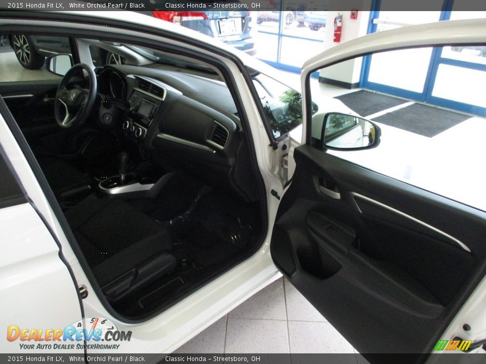 2015 Honda Fit LX White Orchid Pearl / Black Photo #14