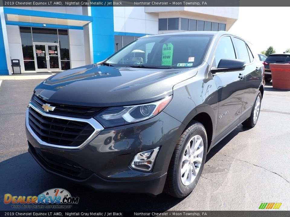 2019 Chevrolet Equinox LT AWD Nightfall Gray Metallic / Jet Black Photo #2