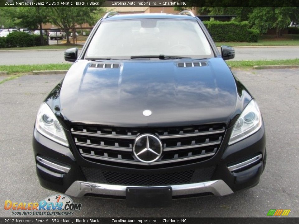 2012 Mercedes-Benz ML 350 4Matic Black / Black Photo #5