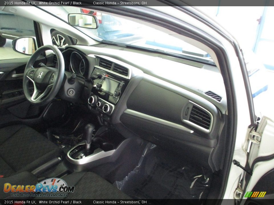 2015 Honda Fit LX White Orchid Pearl / Black Photo #15