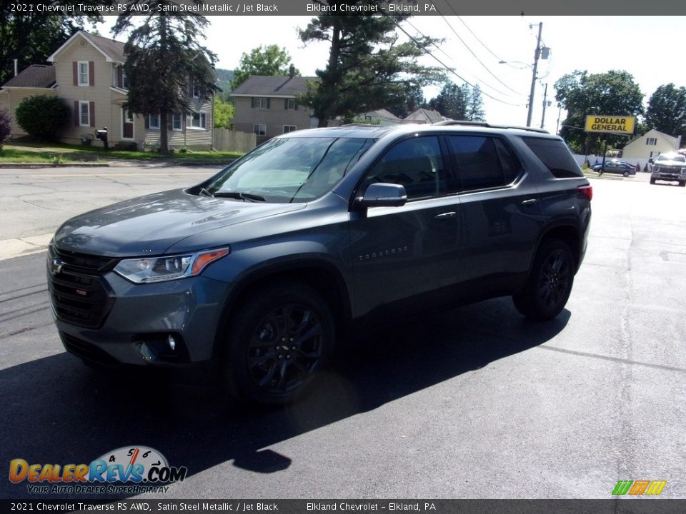 2021 Chevrolet Traverse RS AWD Satin Steel Metallic / Jet Black Photo #6