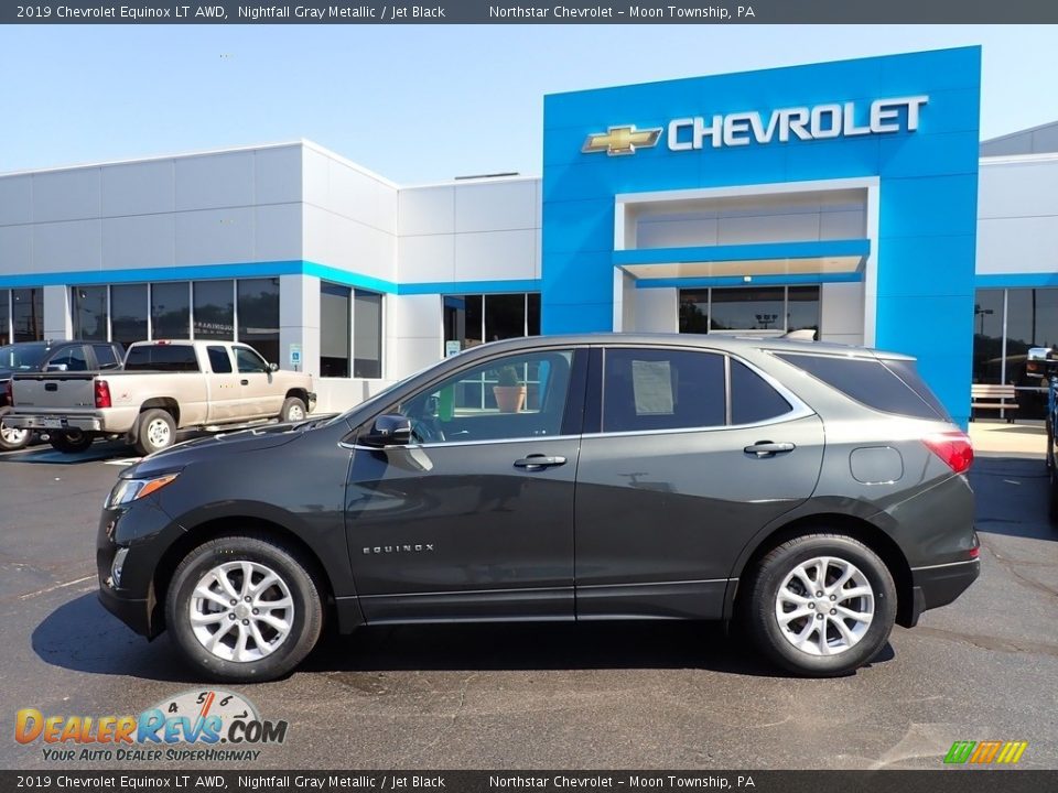 2019 Chevrolet Equinox LT AWD Nightfall Gray Metallic / Jet Black Photo #3