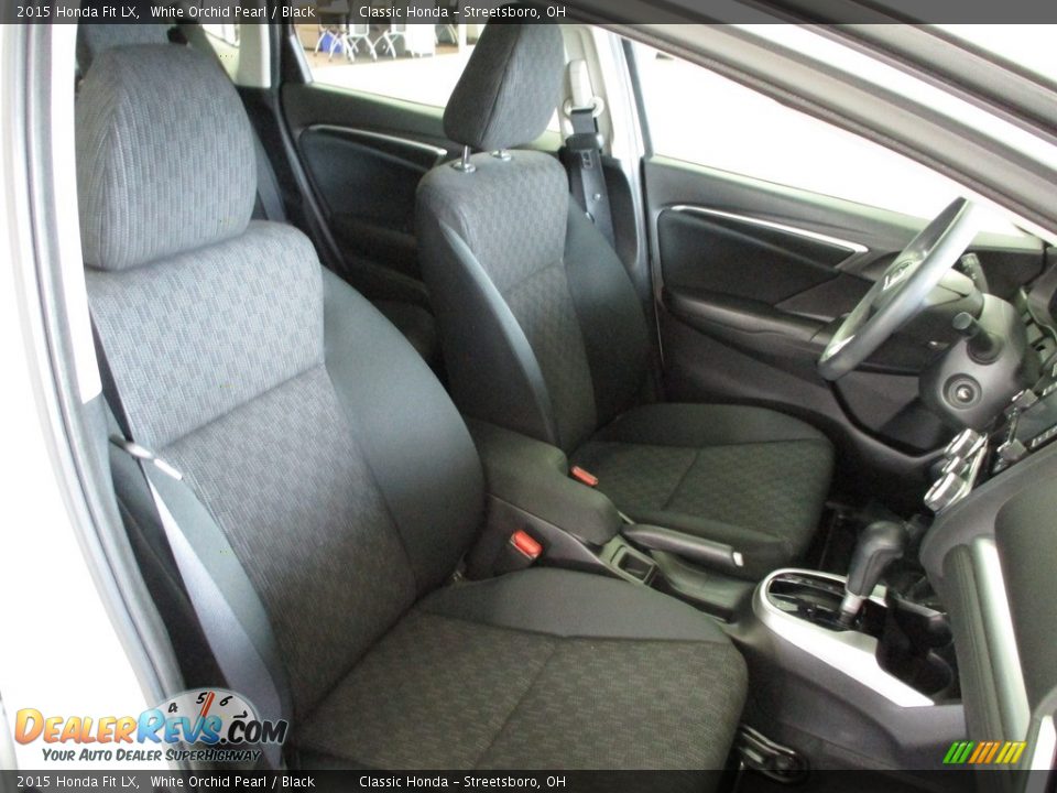 2015 Honda Fit LX White Orchid Pearl / Black Photo #16