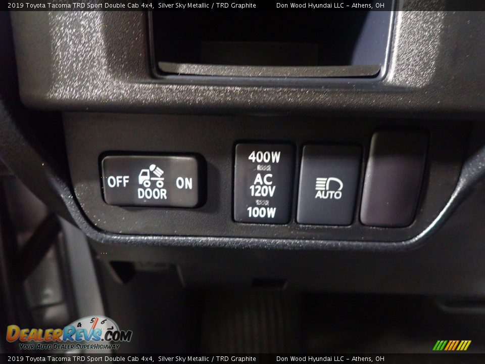 2019 Toyota Tacoma TRD Sport Double Cab 4x4 Silver Sky Metallic / TRD Graphite Photo #31