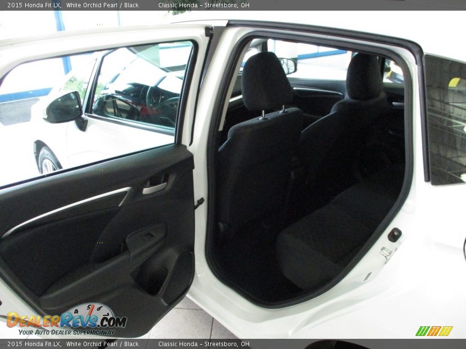 2015 Honda Fit LX White Orchid Pearl / Black Photo #19