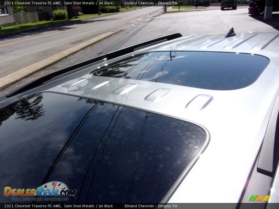 2021 Chevrolet Traverse RS AWD Satin Steel Metallic / Jet Black Photo #9