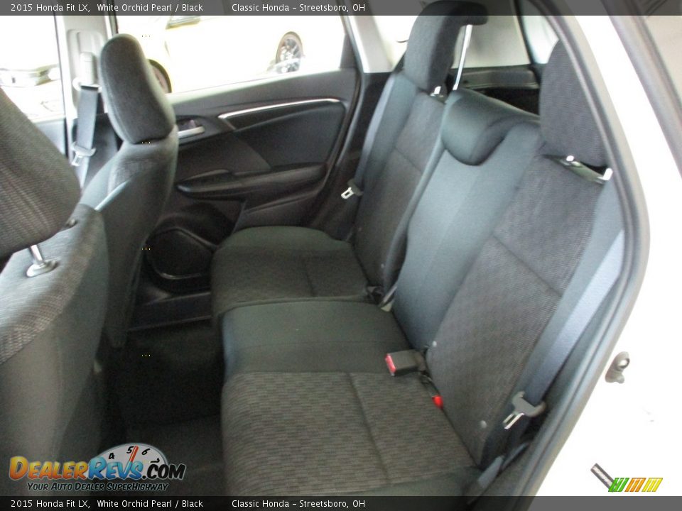 2015 Honda Fit LX White Orchid Pearl / Black Photo #20