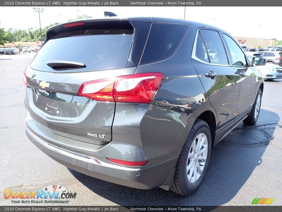 2019 Chevrolet Equinox LT AWD Nightfall Gray Metallic / Jet Black Photo #8