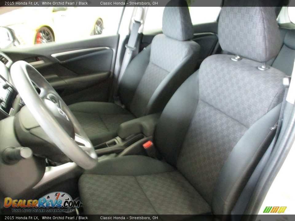 2015 Honda Fit LX White Orchid Pearl / Black Photo #22