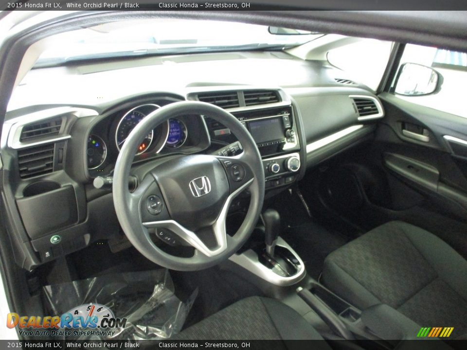 2015 Honda Fit LX White Orchid Pearl / Black Photo #23