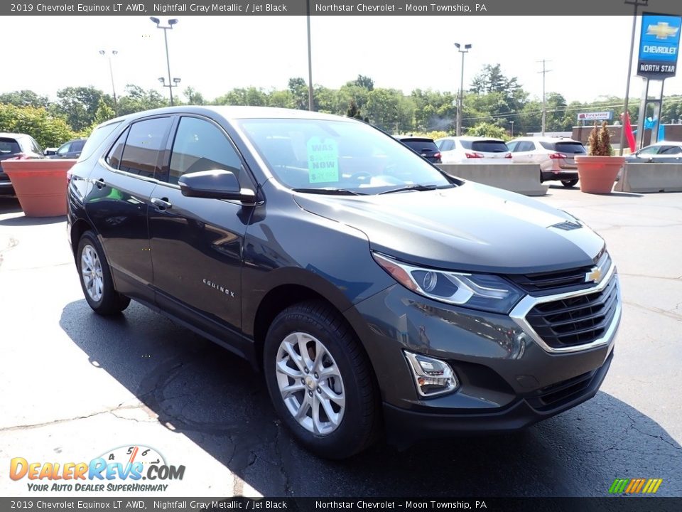 2019 Chevrolet Equinox LT AWD Nightfall Gray Metallic / Jet Black Photo #11