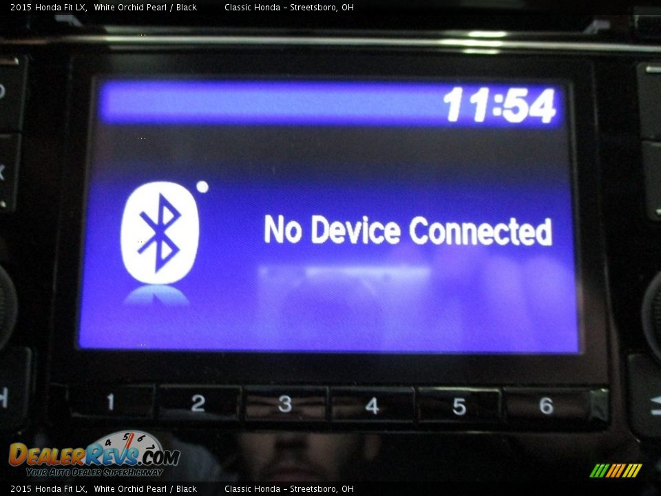 2015 Honda Fit LX White Orchid Pearl / Black Photo #29