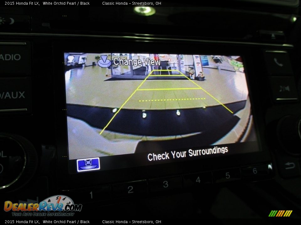 2015 Honda Fit LX White Orchid Pearl / Black Photo #31