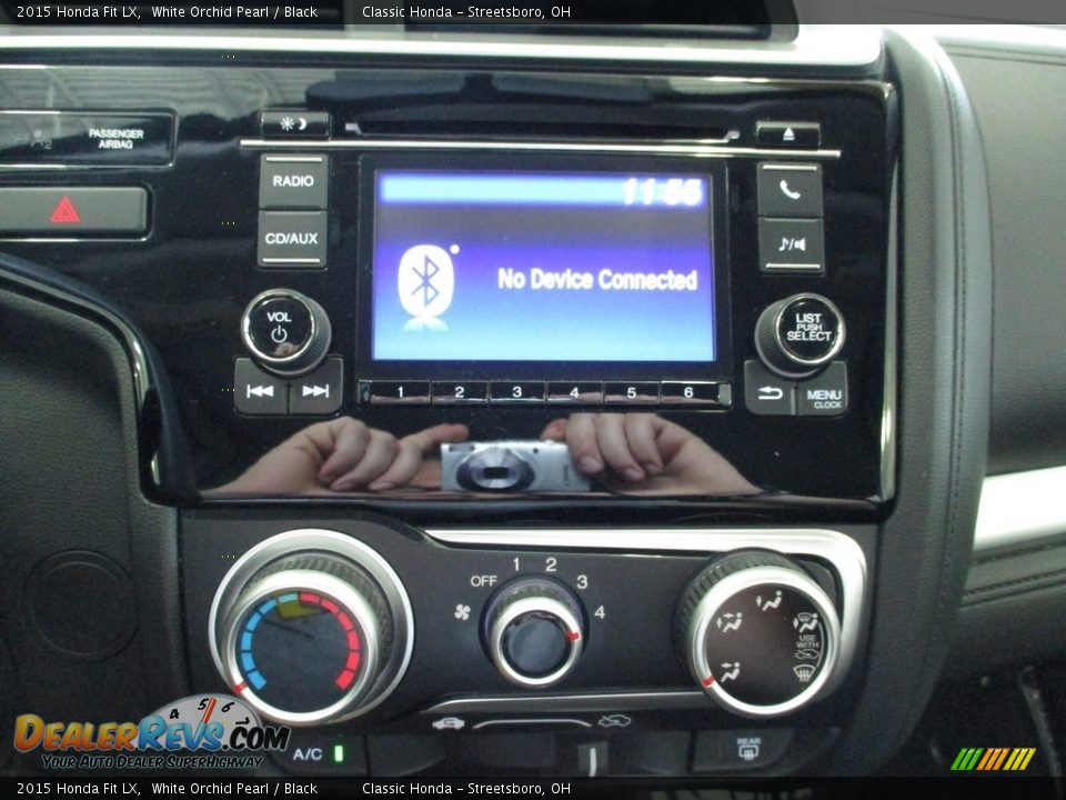 2015 Honda Fit LX White Orchid Pearl / Black Photo #32