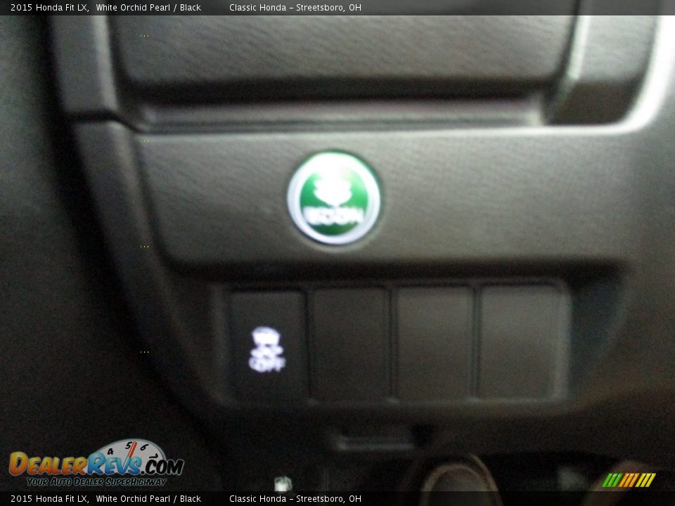 2015 Honda Fit LX White Orchid Pearl / Black Photo #34