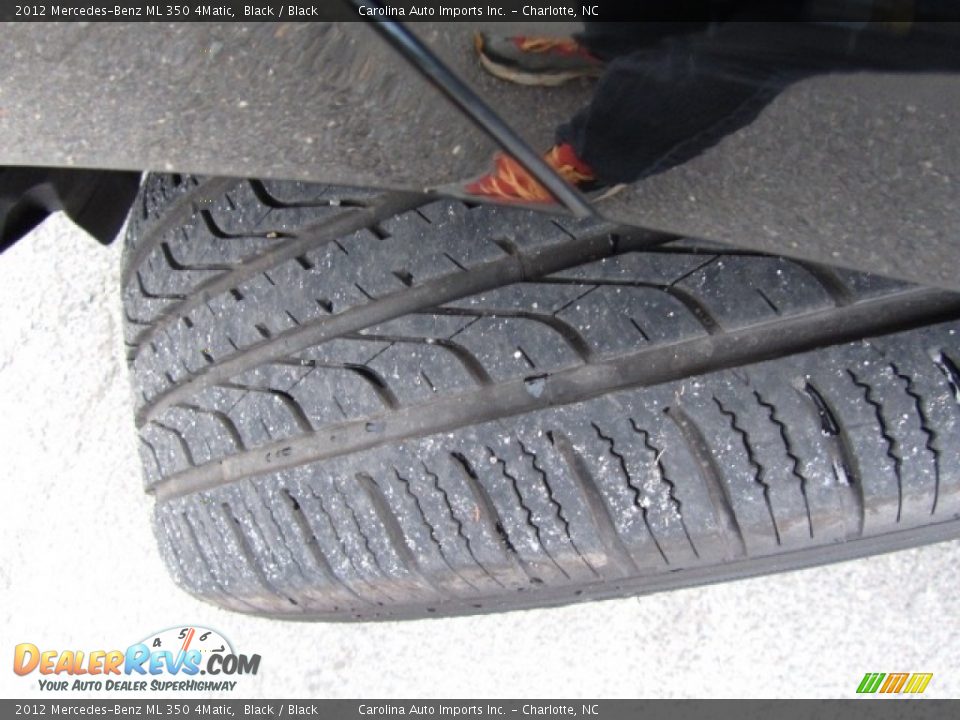 2012 Mercedes-Benz ML 350 4Matic Black / Black Photo #27