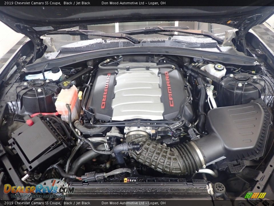 2019 Chevrolet Camaro SS Coupe Black / Jet Black Photo #7