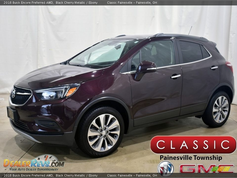 2018 Buick Encore Preferred AWD Black Cherry Metallic / Ebony Photo #1