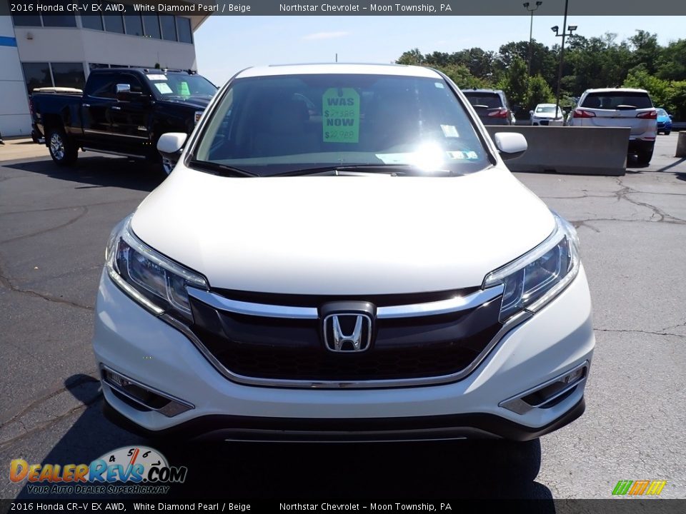 2016 Honda CR-V EX AWD White Diamond Pearl / Beige Photo #13